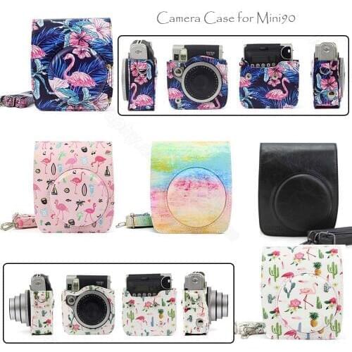 Fujifilm Instax Mini 90 Camera Accessories: Quality PU Leather Camera Case/Bag/Cover, Instax Mini Film Photo Album