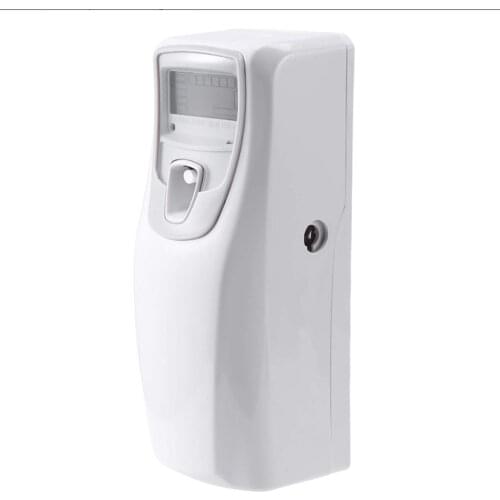 2020 LCD Automatic Aerosol Dispenser Fragrance Spray Machine Toilet Air Freshener for Home With Empty Cans Perfume Sprayer 4pcs