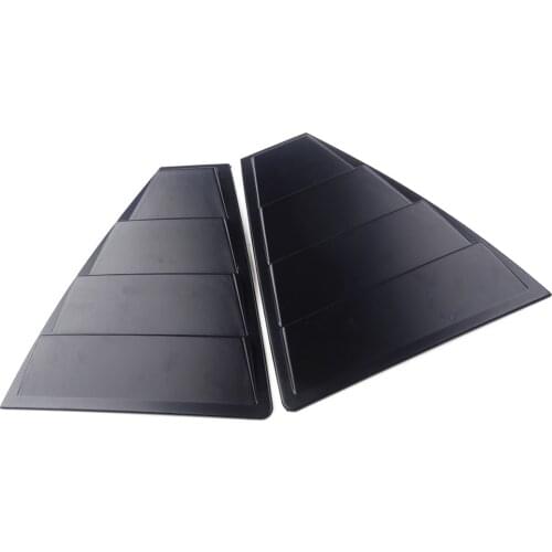 Black Side Vent Rear Window Quarter Louver Fit For Hyundai Elantra 2017-2019