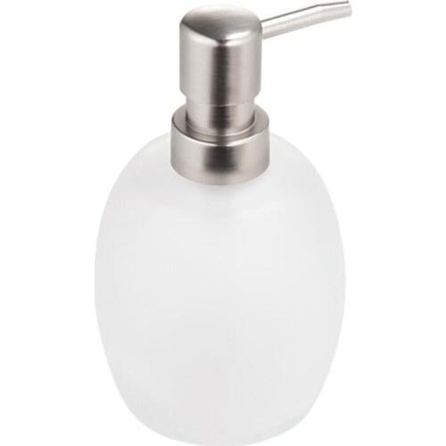 Liquid Soap Dispensers Frosted Glass Toilet Shower Dispenser Bottles Hotel Bathroom Soap Dispenser