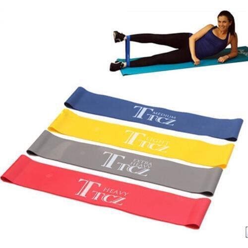 New Yellow Natural Tension Health Elastic Exercise Sport Body Latex Stretching Belt Pull Strap Yoga Resistance Bands