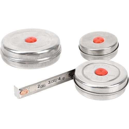 Measuring Tool Woodworking Tape Measure Stainless Steel 1m 2m 3m for Home Factory Office Mini Retractable Tape