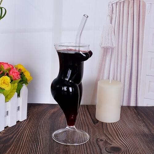 Creative Wine Glass Goblet Sexy Women Shaped Design Wine Cocktail Champagne Beer Drinking for Home Bar Party