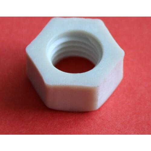 M3 M4 M5 M6 M8 M10 M12 M14 M16 M18 M20 M24 White PP Plastic Hexagon Nuts Metric Thread Hex Nut