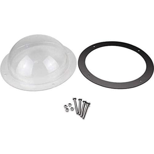 Dog Fence Window For Pet - Durable Acrylic Dog Dome For Backyard Fence, Dog House, Reduced Barking, Necessary Hardware And Instr