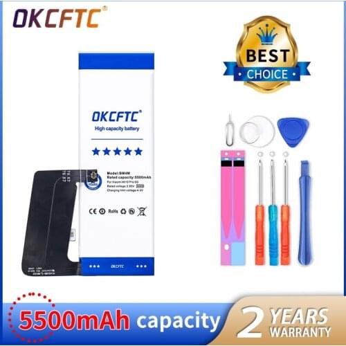 OKCFTC Xiaomi Mi 10 5G Phone Batteries