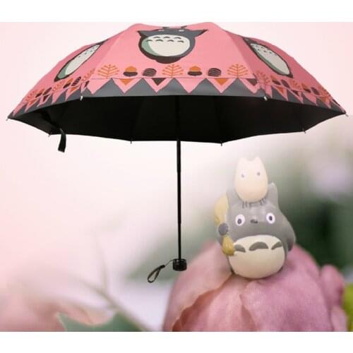 6 Color Authentic Anime Chinchillas Manual Cute Vinyl Folding Sunscreen Umbrella Cartoon Anime Cosplay Collection Umbrella