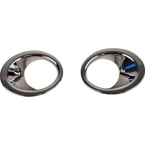 Automobile Front Bar Fog Light Frame Electroplated Bar Light Frame Suitable for NISSAN QASHQAI 2008 2009 2010 2011 2012 2013