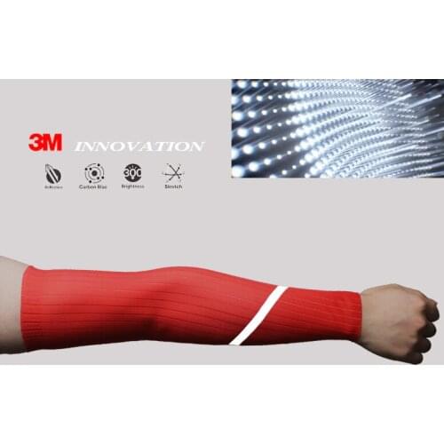 Summer Men Women Reflective Cycling Sleeves Arm Warmers Sun Uv Protection Breathable Running Compression Arm Sleeves
