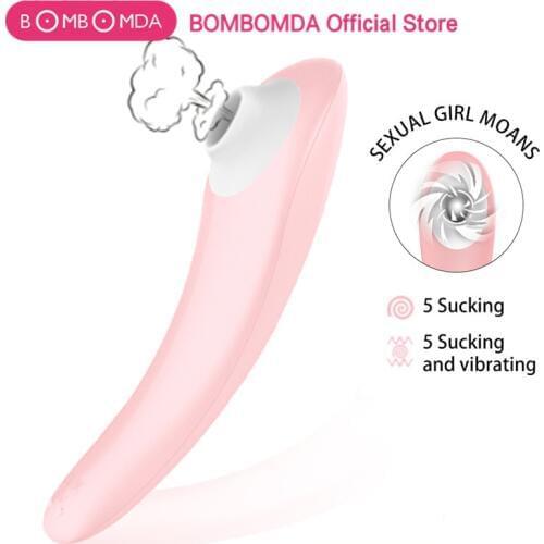 Sucking Vibrator G Spot Clit Stimulation Vibration Nipple Sucker Clitoris Stimulator Sucking Vibrator Woman Oral Toys For Adults