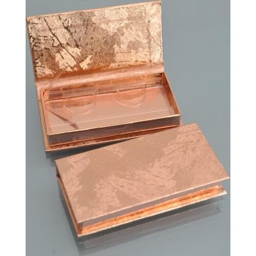 Wholesale 10/100PCS Eyelash Packaging Box Empty Lash Packaging with Tray Rectangle Case 25mm Mink Lashes Box Eyelashes Packag