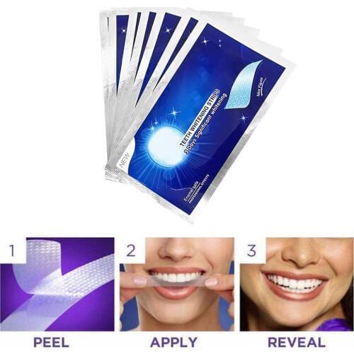 14 Pcs Of 3D Tooth Whitening Professional Tooth Whitening Gel Set Oral Health Care For Removing Tooth Stains Whitening Stickers