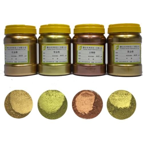 50g Hot Sale Glitter Gold Powder Pigment Pearl Powder Diamond Metal Powder Art Pigment Sculpture Gold Powder Interior Decoration