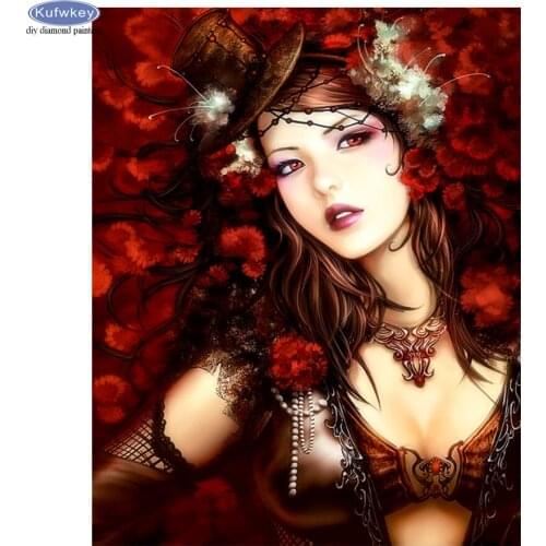 5d DIY diamond paintingbeauty flower full drill square/round diamond mosaic sale cross stitch Diamond Embroidery rhinestone