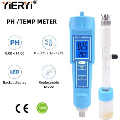 Automatic Calibrating ph Meter For Tapered Loose Soil Hydroponics Replaceable Probe For Cheese, lab, drinking water