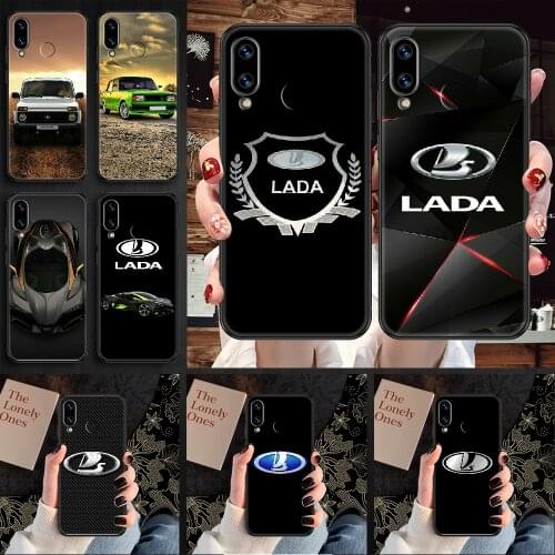 Russian Lada Car Phone case For Huawei Honor 6 7 8 9 10 10i 20 A C X Lite Pro Play black fashion hoesjes luxury cell cover