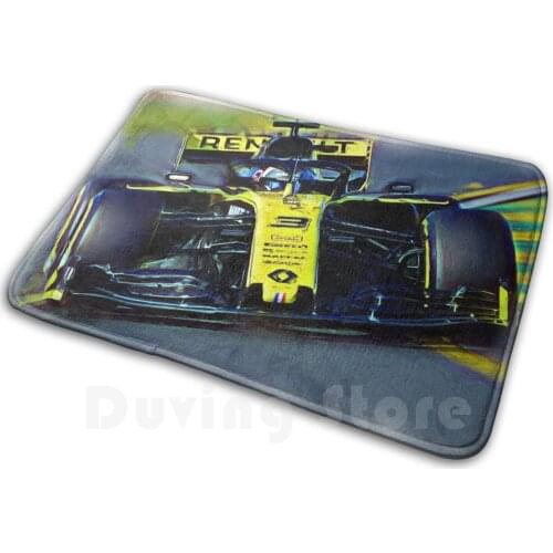 Daniel Ricciardo And French Power Mat Rug Carpet Anti-Slip Floor Mats Bedroom Honey Badger Danny Daniel Ricciardo Renault