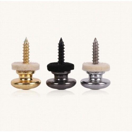 Guitar bass strap nail anti-skid anti-drop nail ukulele guitar strap pin lock screw flat head durable guitar accessories