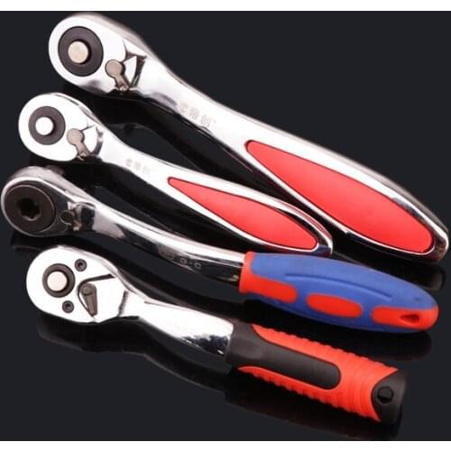 72-tooth Fast Ratchet Wrench 1/2 Quick-falling Sleeve 3/8 1/4 Inch 72-tooth Crank Hand Auto Repair Tool