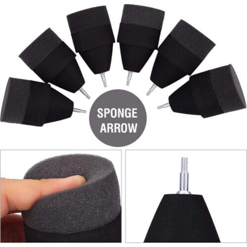 Luoyer 6 Pcs Arrow heads Soft Sponge Foam Game Practice Broadheads Tips for Archery CS Shooting Sport Archery Arrowheads