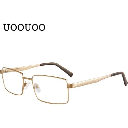 Mens glasses Pure Titanium optical frame prescription eyeglasses blue light blocking progressive bifocal reading glasses men