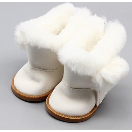 Soft Warm Shoes Wear Fit 18 Inch Doll Baby Doll Accessories for Baby Birthday Festival Gift