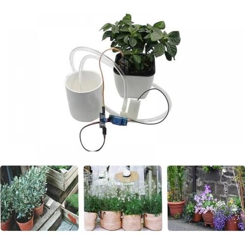 5V DIY kit automatic watering pump irrigation module soil moisture detection gardening supplies drip irrigation