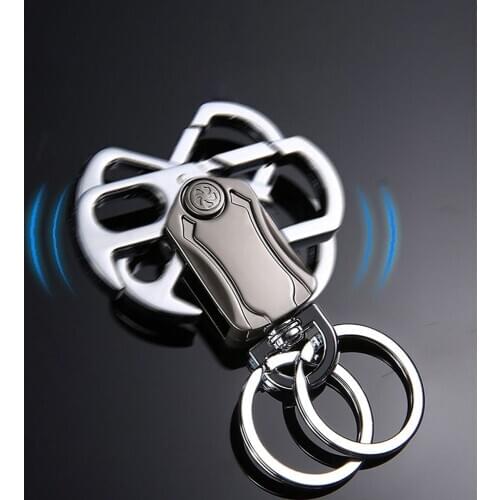 New Creative Fingertip Gyro Key chain Quality Alloy Multifunctional Bottle Opener Knife Key ring Men Waist hanging Car Keychains
