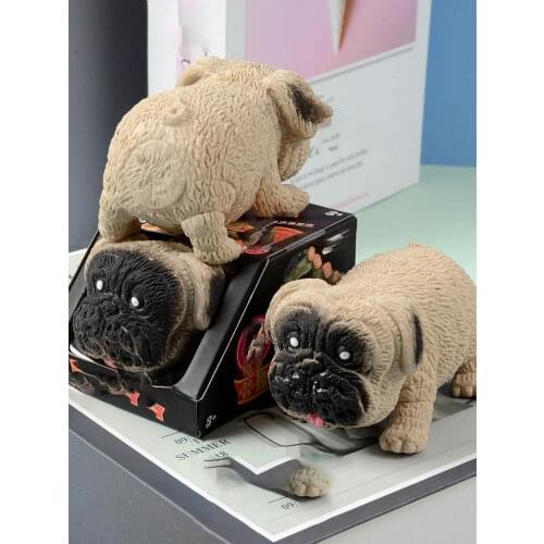 Unzipped dog patting dog pinch la Haba dog pig toy shappi dog decompression vent slow rebound