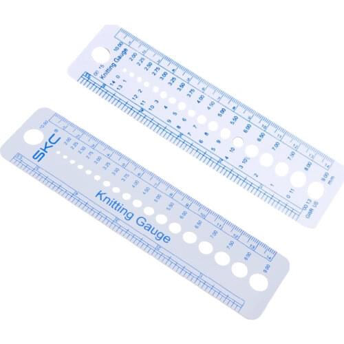 YOKOYAMA Sweater Needle Plastic Knitting Ruler Tool Sweater Scarf Weaving Auxiliary Tool Household Sweater Needle Ruler