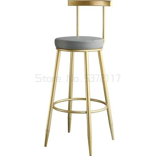 Stool household strong and durable bar light luxury simple bar front desk chair high stool