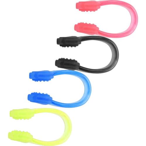 Water Sport Pool Accessory Swimming Nose Clips Waterproof Soft Silica Gel Surfing Nose Clip Plugs Protector Ear Plug Silicone