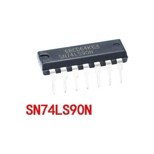 10PCS HD74LS90P DIP14 HD74LS90 DIP SN74LS90N 74LS90 SN74LS90 74LS90N Asynchronous counter chip