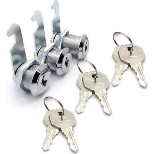 3 Pack Cam Lock Mailbox Lock for Cabinet Letter Box Locker Drawer Door Cupboard