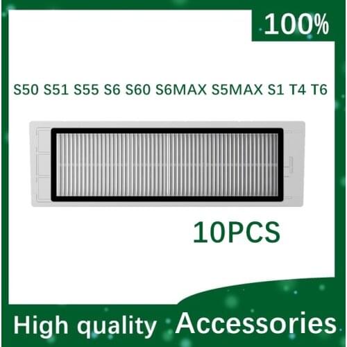 For Xiaomi Roborock S50 S51 S55 S6 S60 S6MAX S5MAX S1 T4 T6 vacuum cleaner accessories Dust box filter spare parts，HEPA Filter