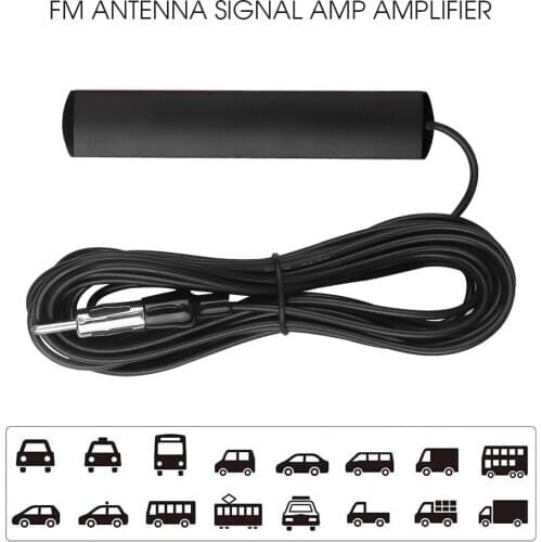 Car Radio Antenna Hidden Amplifier signal Booster 5 meter length Car Electronic Stereo FM Radio Amplifier Antenna Aerial