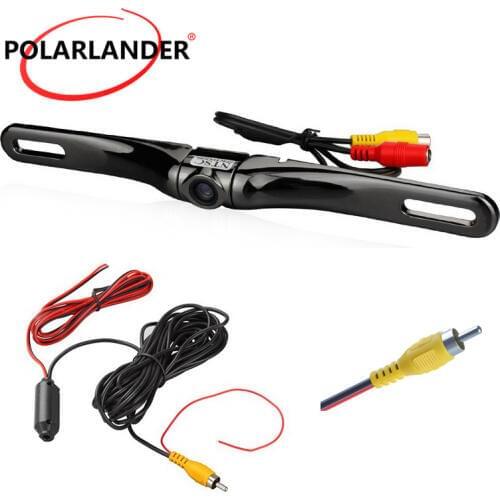 Freeshipping Night Vision Car Parking Camera 170 Degree License Plate Reversing Rear View Camera