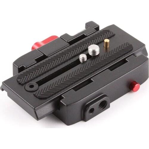 Quick Release Plate for Manfrotto 577 501 500AH 701HDV Aluminum Camera Tripod Plate Quick Release Plate Clamp