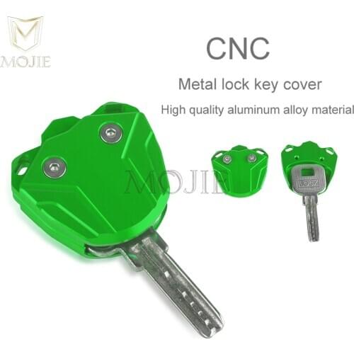 For Kawasaki Z1000 NINJA 1000 650R 650 ZX-6R ZX-10R ZX-14R ZX6R ZX10R ABS (Key Without chip) Motorcycle CNC Key Case Cover Shell