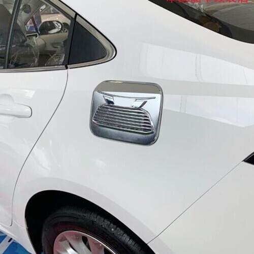 For Toyota Corolla Sedan 2019 2020 2021 Chrome Exterior Car Oil Fuel Tank Gas Cap Cover Trim Sticker Car styling Accessories
