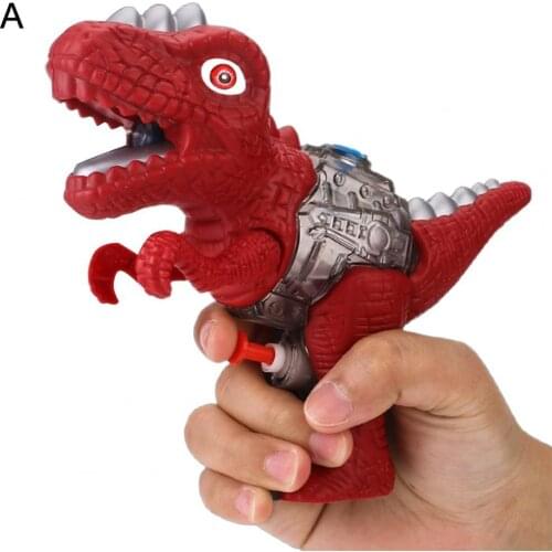 Water Spray Toy Movable Joint One Click Water-blaster Colorful High Capacity Dinosaur Shape Squirt Toys Handheld Bathing Bauble