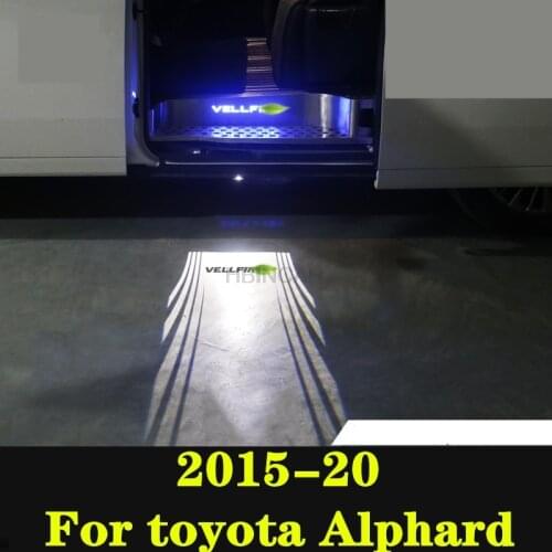 For toyota Alphard 2015-20 Welcome lamp carpet lamp personality modification door lamp Exterior decoration car Accessories