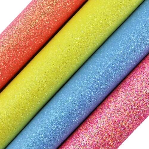 A4 sheet 8"X11.8" Shining Glitter Fabric Faux PU leather For gift boxes, hair bows craft Sewing DIY materila 1pieces F0518