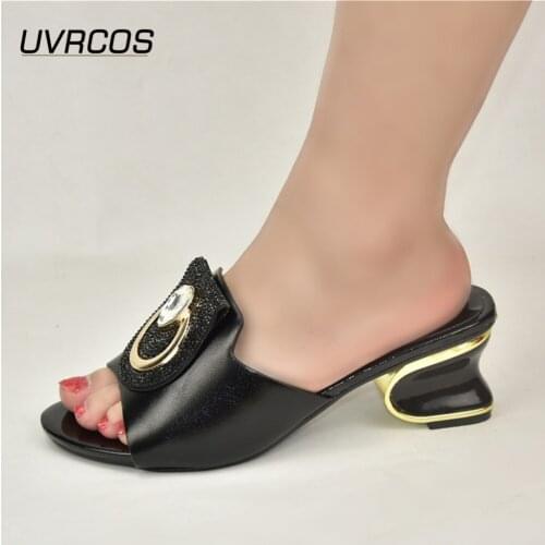 Fashion Aquare Toe High Heels Sandals Women Shoes Ladies Footwear Comfortable Fashion Sexy Wedding ShoeS Female Summer Slippers