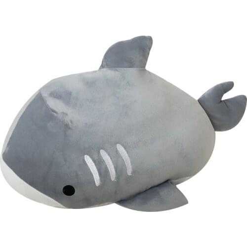Sea Animal Stuffed Plushie Toys Dolphin Whale Shark Seal Cartoon Plush Body Pillows for Baby Kids Sleeping Accompany Room Decor