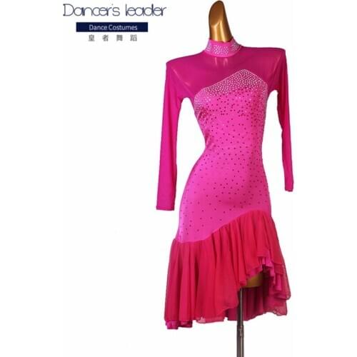 2020 new high-end Latin dance competition dress adult female Jitterba performance clothing multicolor can be customized