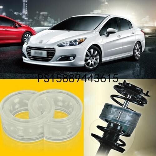 2pcs Power Front /Rear Shock Suspension Cushion Buffer Spring Bumper For Peugeot 308