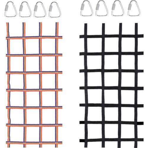 Rainbow Climbing Net Children Climbing Cargo Net Heavy Duty Climbing Net For Kids Outdoors Garden Hanging Step Ladder