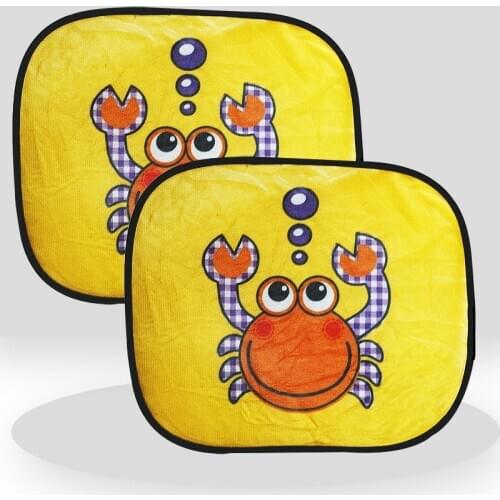 Car cute cartoon Side Rear Window Sunshade Cover Visor Shield Screen Solar Protection sun block side block windows film