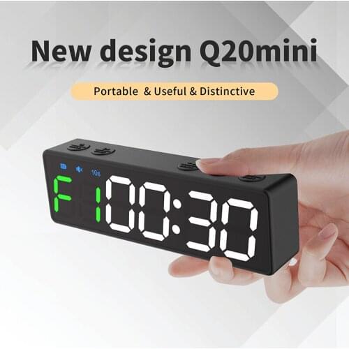 [Ganxin] LED Display Programmable Interval Timer Wall Clock with Gym Magnetic Interval Timer Portable Fitness Timer